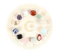 Something Different Astrology Wheel Crystal Grid Set Something Different Multicolor