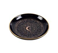 Something Different Astrology Wheel Trinket Dish Black (One Size)