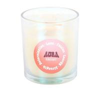 Something Different Aura Energy Raspberry Scented Candle Rose/white (One Size)