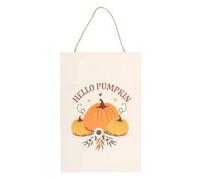 Something Different Autumn Days Hello Pumpkin Hanging Sign Orange (One Size)