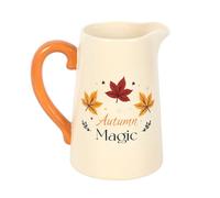 Something Different Autumn Magic Ceramic Flower JugOne Size White/Orange SD1002