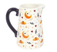 Something Different Autumn Magic Harvest Moon Ceramic Flower Jug in White Something Different White