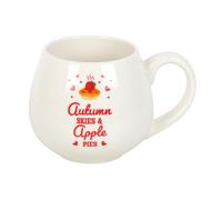 Something Different Autumn Skies & Apple Pies Rounded Mug in White Something Different White