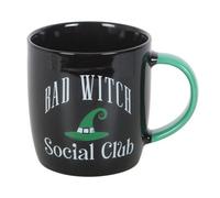 Something Different Bad Witch Social Club Mug And Coaster Set Green/black (One Size)