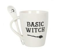 Something Different Basic Witch Ceramic Mug Set in White Something Different White