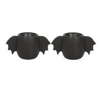 Something Different Bat Egg Cup Set Pack of 2 in Black Something Different Black