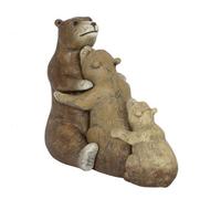 Something Different Bear Family Ornament Brown (One Size)