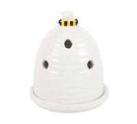 Something Different Beehive Incense Cone Holder in White Something Different White