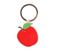Something Different Best Teacher Apple Keyring (One Size) (Red/Green)