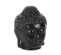Something Different Black Buddha Head Oil Burner Design