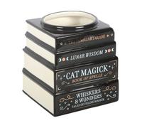 Something Different Black Cat Magick Book Stack Vase Black (One Size)