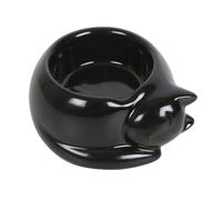 Something Different Black Cat Tealight Candle Holder - Cosy Figurine With Gloss Finish, Unique Home Decor Accessory and Elegant Ornament Stand