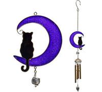 Something Different Black Cat Wind ChimeOne Size Multicolour SD1965