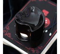 Something Different Black Heart Oil Burner And Wax Warmer