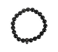 Something Different Black Obsidian Skull Bracelet