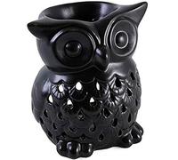 Something Different Black Owl Oil Burner (One Size) (Black)