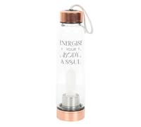 Something Different Body And Soul Quartz Water BottleOne Size Clear/Copper SD54