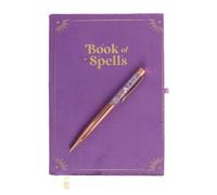 Something Different Book Of Spells Amethyst Crystal Notebook with Pen in Purple Something Different Purple