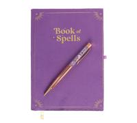 Something Different Book Of Spells Amethyst Crystal Notebook With Pen Purple (One Size)