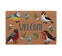 Something Different British Garden Birds Welcome Door Mat Natural (One Size)
