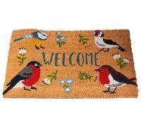Something Different British Garden Birds Welcome Door Mat (One Size) (Natural)