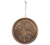Something Different Bronze Terracotta Tree Of Life Plaque By Lisa Parker