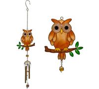 Something Different Brown Owl Wind ChimeOne Size Multicoloured SD140
