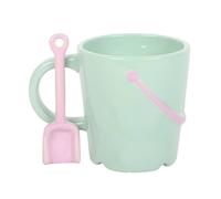 Something Different Bucket & Spade Mug & Spoon Set in Green Something Different Green