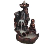 Something Different Buddha Backflow Incense Burner in Brown Something Different Brown
