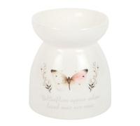 Something Different Butterflies Appear Oil Burner White (One Size)