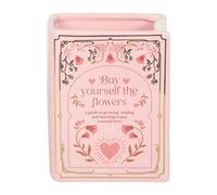 Something Different Buy Yourself The Flowers Book Vase Pink One Size