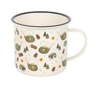 Something Different Camping Enamel Mug in White Something Different White