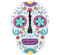 Something Different Candy Skull Clock, Pink