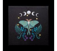 Something Different Canvas Luna Moth Light Up Canvas Black/blue/white (One Size)