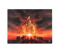 Something Different Canvas Plaque | Solstice by Anne Stokes | H19.4cm x W25cm x D1.5cm | Pack of 1 Orange