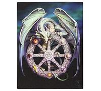 Something Different Canvas Plaque | Wheel of the Year by Anne Stokes | 1 Piece | Multicoloured | 19.4 cm x 25 cm x 1.4 cm