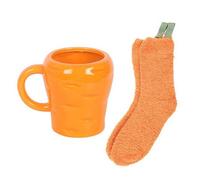 Something Different Carrot Mug & Sock Set in Orange Something Different Orange