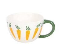 Something Different Carrot Patch Mug in White Something Different White
