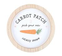 Something Different Carrot Plaque Black/white (One Size)