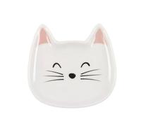 Something Different Cat Face Trinket Dish White (One Size)
