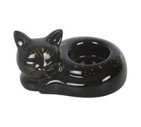 Something Different Cat Tealight Holder in Black Something Different Black