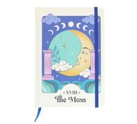 Something Different Celestial The Moon A5 Notebook in Blue Something Different Blue