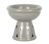 Something Different Ceramic Deep Bowl Oil Burner in Grey Something Different Grey