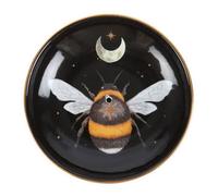 Something Different Ceramic Forest Bee Incense Holder Black/white (One Size)