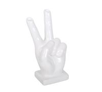 Something Different Ceramic Hand Vase White (One Size)