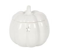 Something Different Ceramic Pumpkin Oil Burner White (One Size)