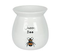 Something Different Ceramic Queen Bee Oil Burner & Wax Melts Set in Off-White Something Different Off-White