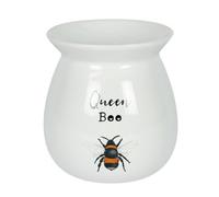 Something Different Ceramic Queen Bee Oil Burner & Wax Melts Set in Off-White Something Different Off-White