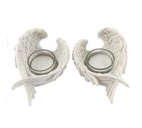 Something Different CH_13131 Winged Candle Holders | Box of 2 912g, Multicolor