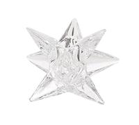 Something Different CH_30530 Candle Holder | Star Glass | 1pc. 166g, Clear